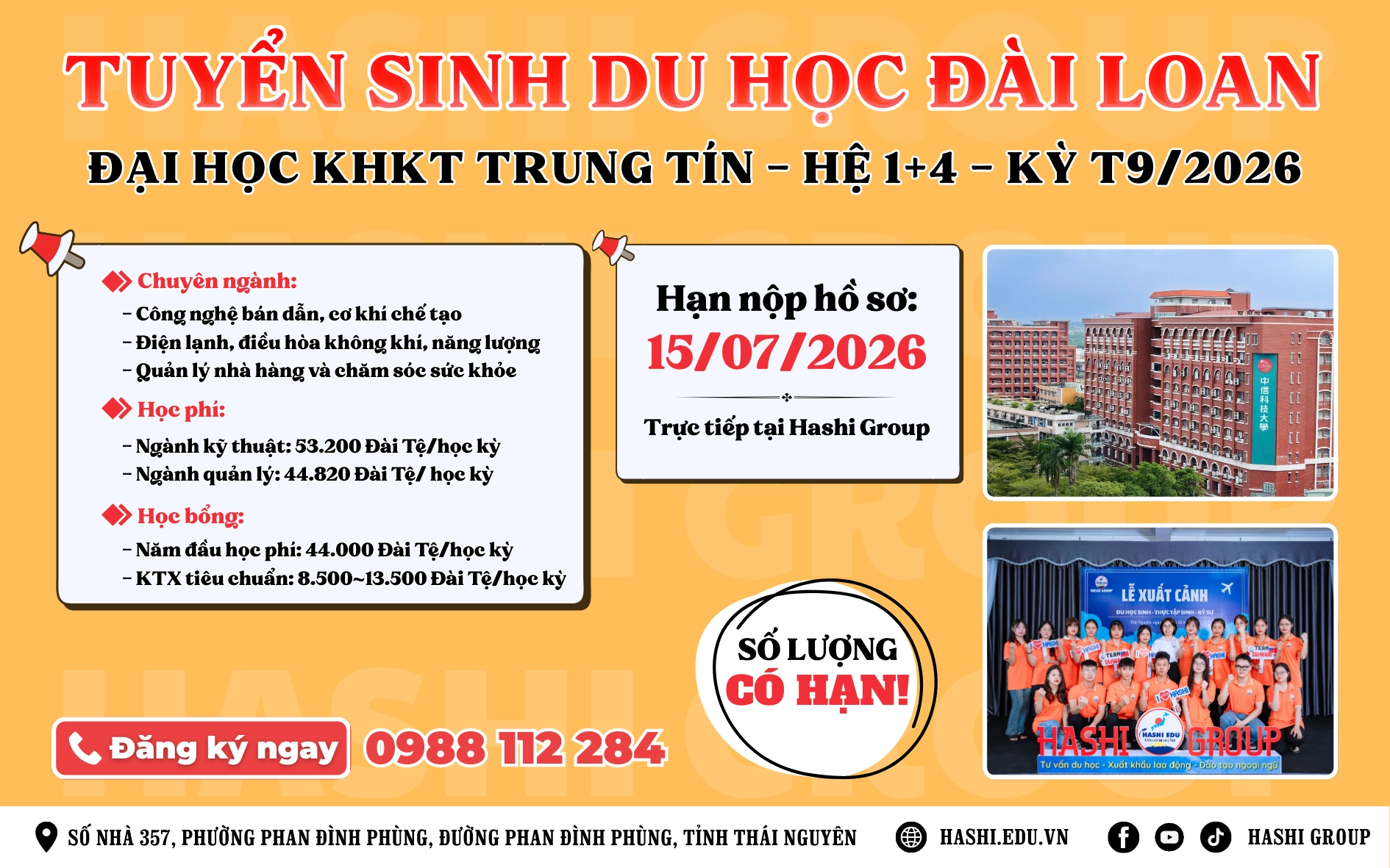 Đại Học KHKT Trung Tín – Tuyển Sinh Hệ 1+4 Kỳ T9/2026 - Tư vấn du học ...