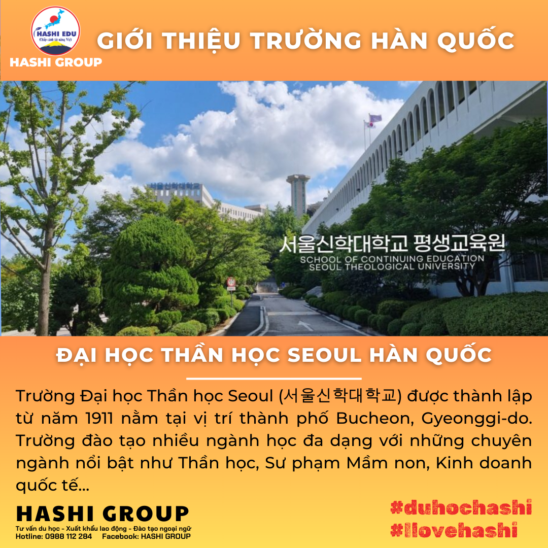 GIỚI THIỆU TRƯỜNG ĐẠI HỌC THẦN HỌC SEOUL 서울신학대학교 – DU HỌC HÀN QUỐC