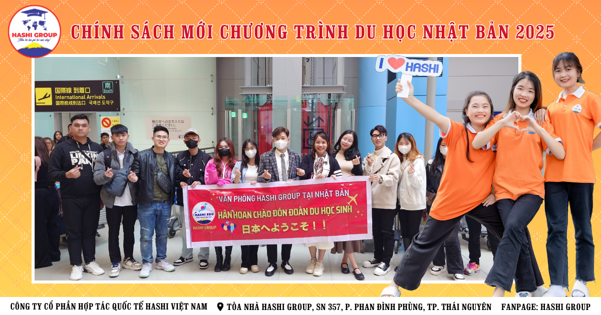 CHÍNH SÁCH MỚI CỦA CHƯƠNG TRÌNH DU HỌC NHẬT BẢN TỪ NĂM 2025