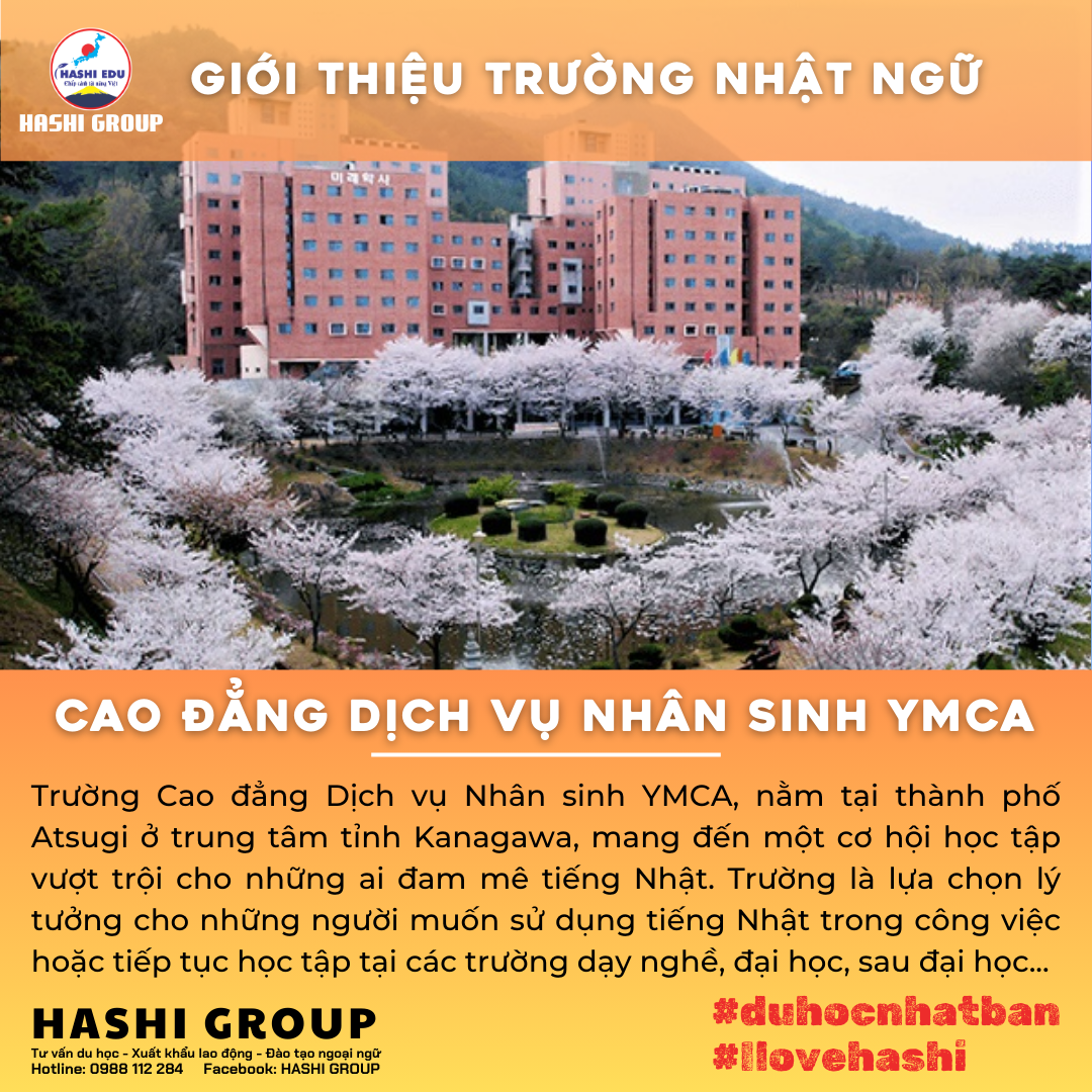 GIỚI THIỆU TRƯỜNG CAO ĐẲNG DỊCH VỤ NHÂN SINH YMCA [DU HỌC NHẬT BẢN]- YMCA健康福祉専門学校